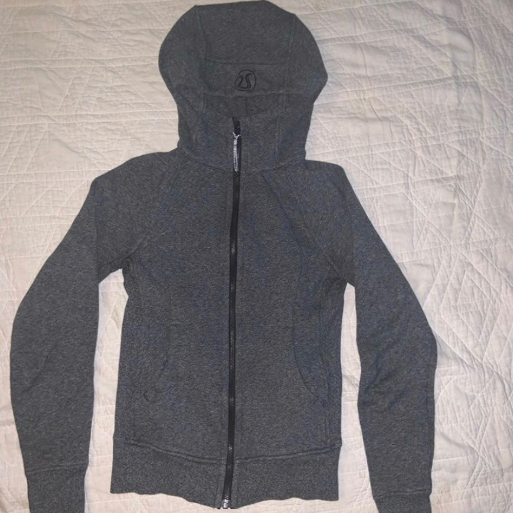 Grey Lululemon Scuba Hoodie